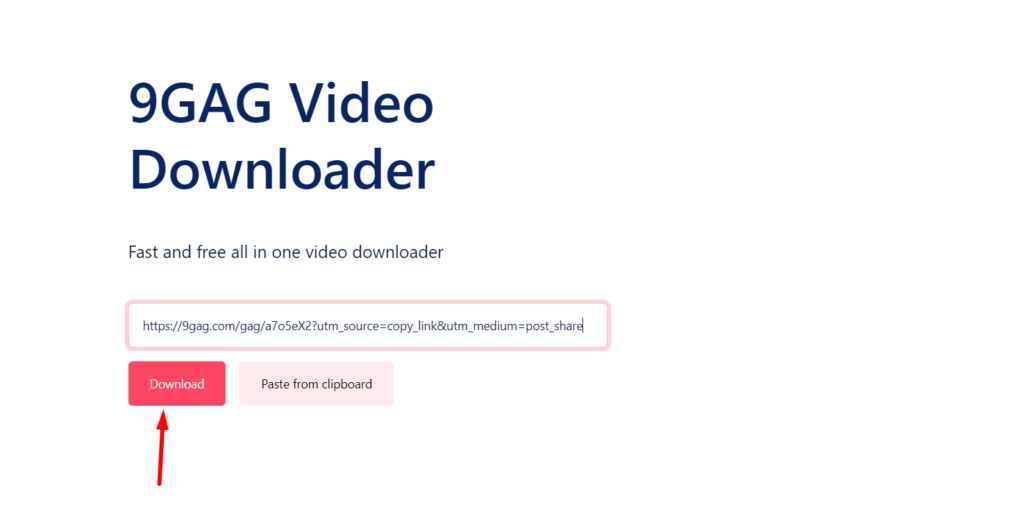 9GAG Video downloader